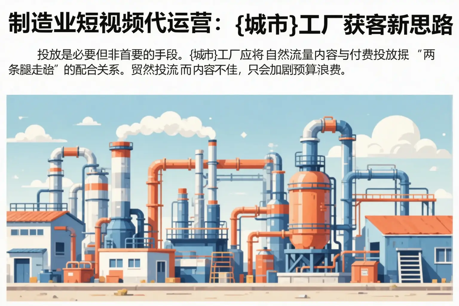 制造业短视频代运营：蒸湘工厂获客新思路